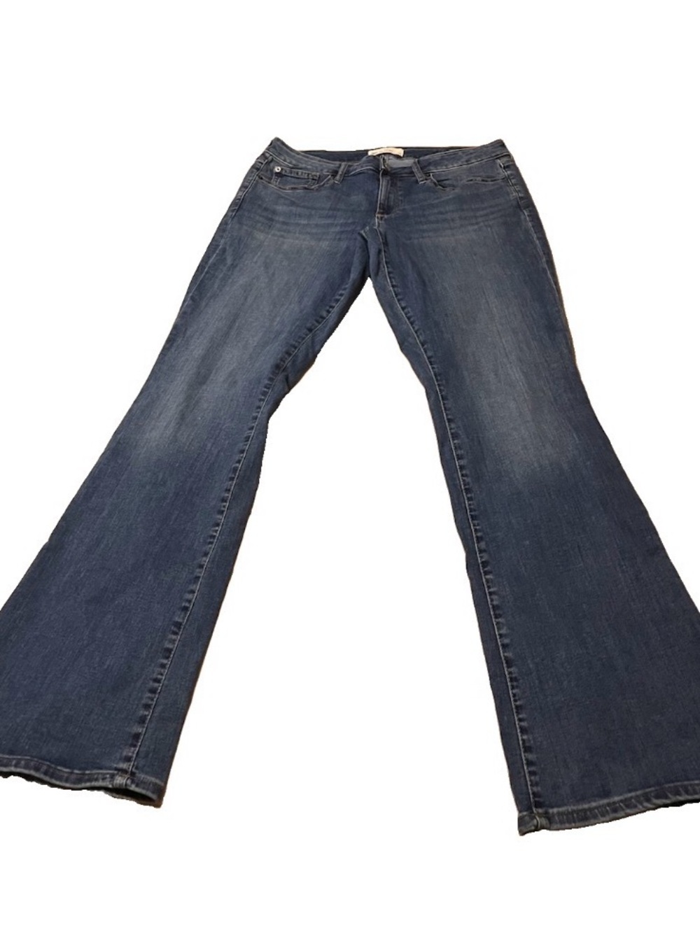 Gap Jeans Womens 32L Blue Medium Wash Bootcut Curvy Perfect Boot Pockets 32 Tall